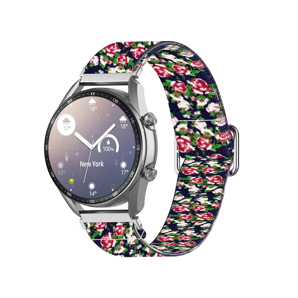 22 mm justerbar udskrivning af urbåndsrem udskiftning til Samsung Galaxy Watch3 45 mm Huawei Watch GT 2 Pro 22 mm justerbar udskrivning af urbåndsrem udskiftning til Samsung Galaxy Watch3 45 mm Huawei Watch GT 2 Pro